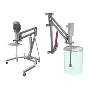 Mixer-lift-stands-industrial