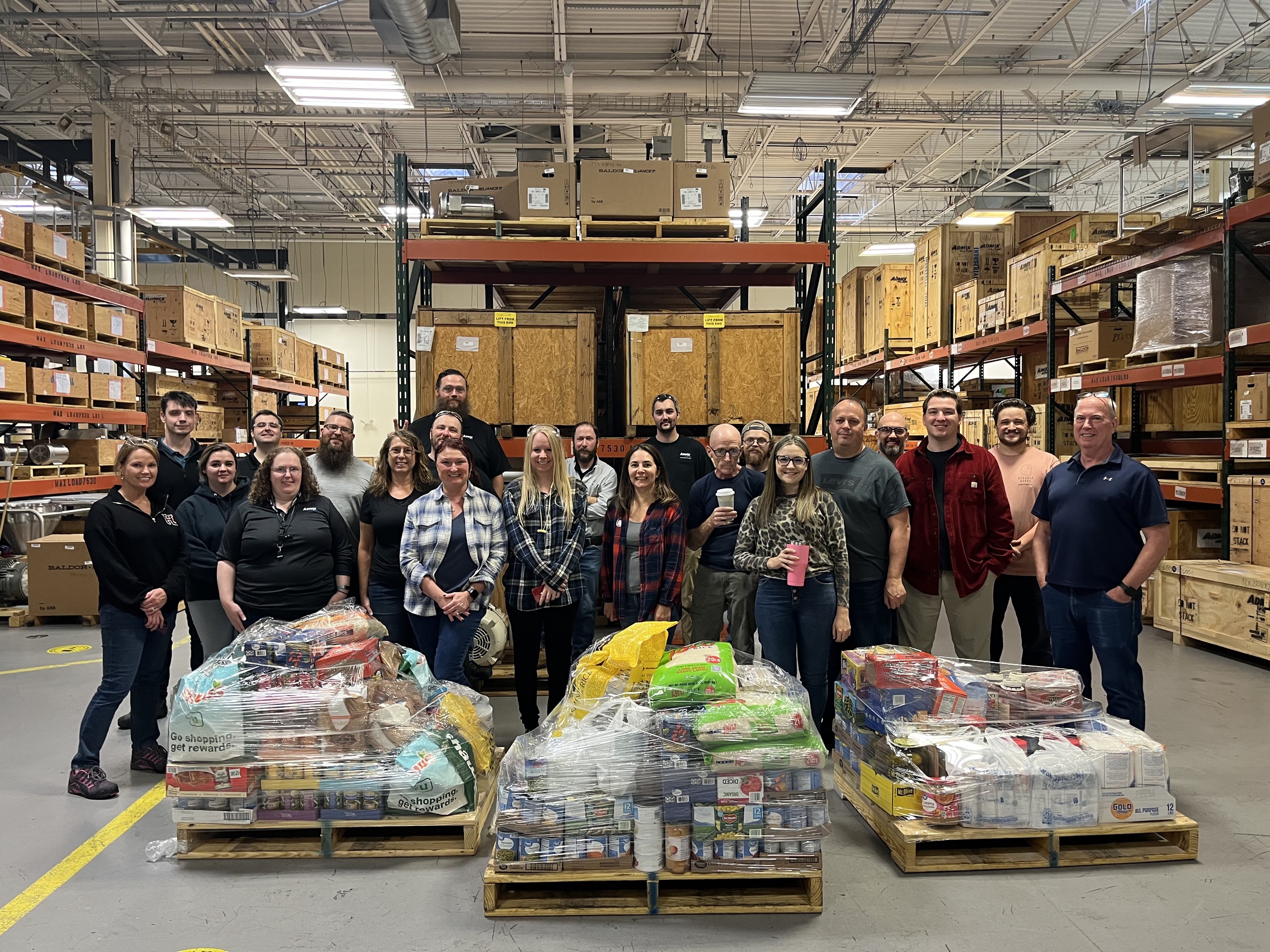 Food Drive Group Photo