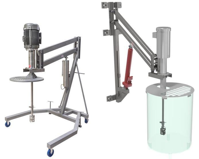 Mixer-lift-stands